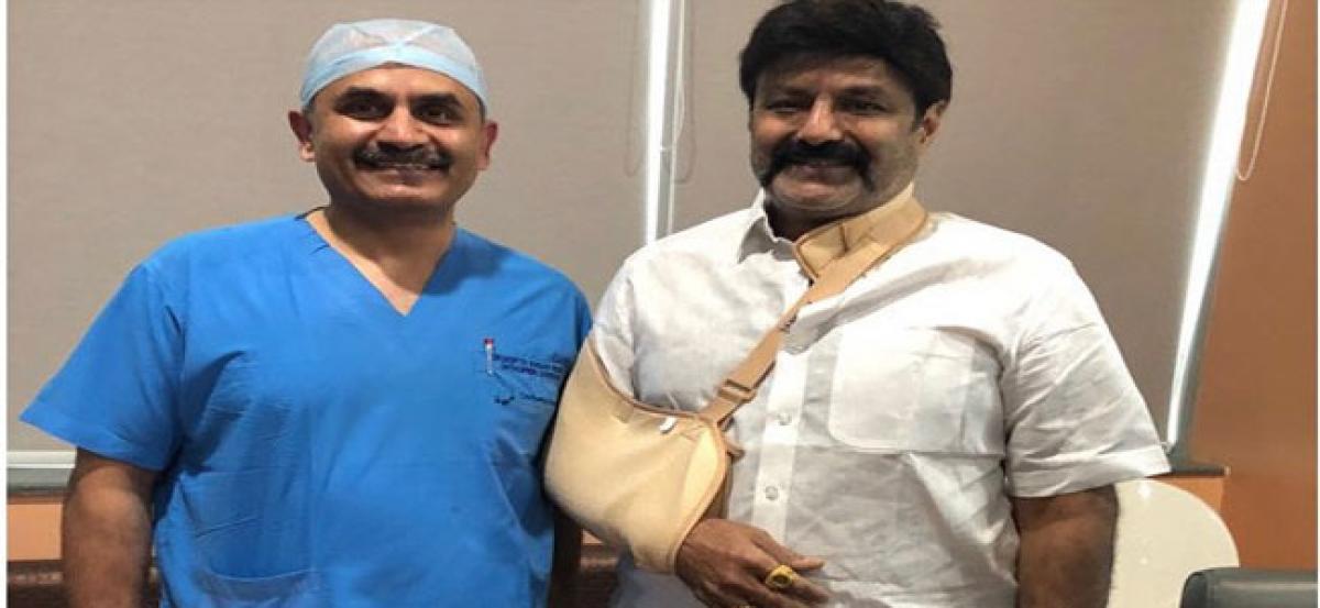 Balakrishna discharged post major shoulder surgery