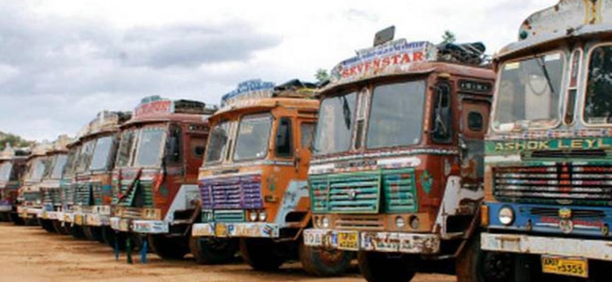 AP Lorry Owners Support Bandh On Feb 8