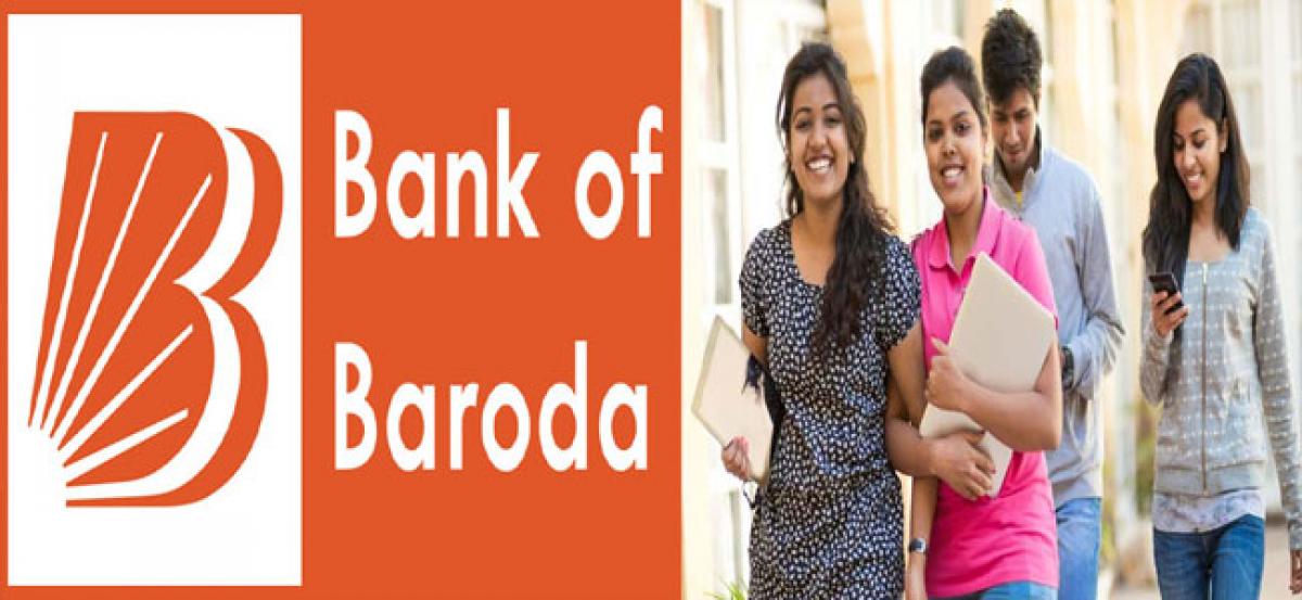 Bank of Baroda felicitates Andhra University students