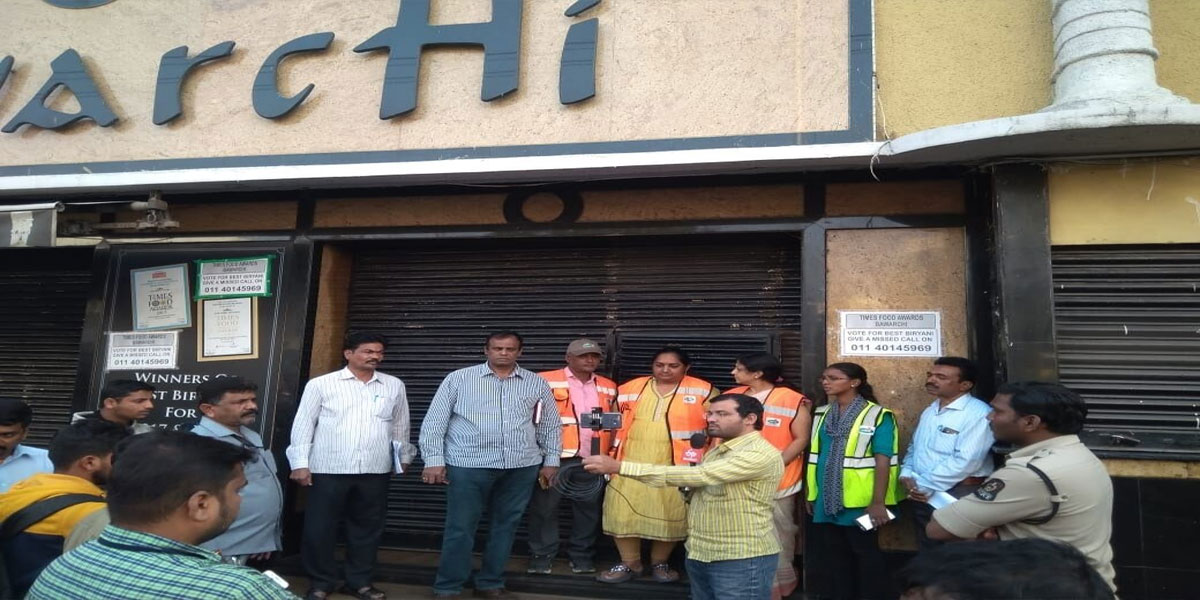 GHMC cracks down on Bawarchi Hotel in Musheerabad