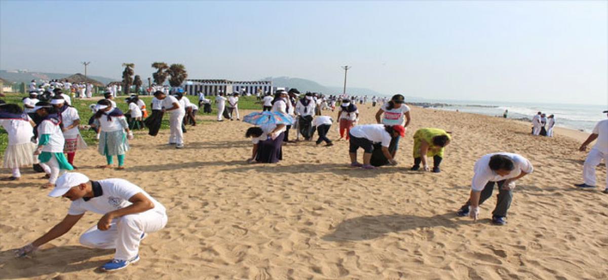 ICG holds global beach clean-up drive