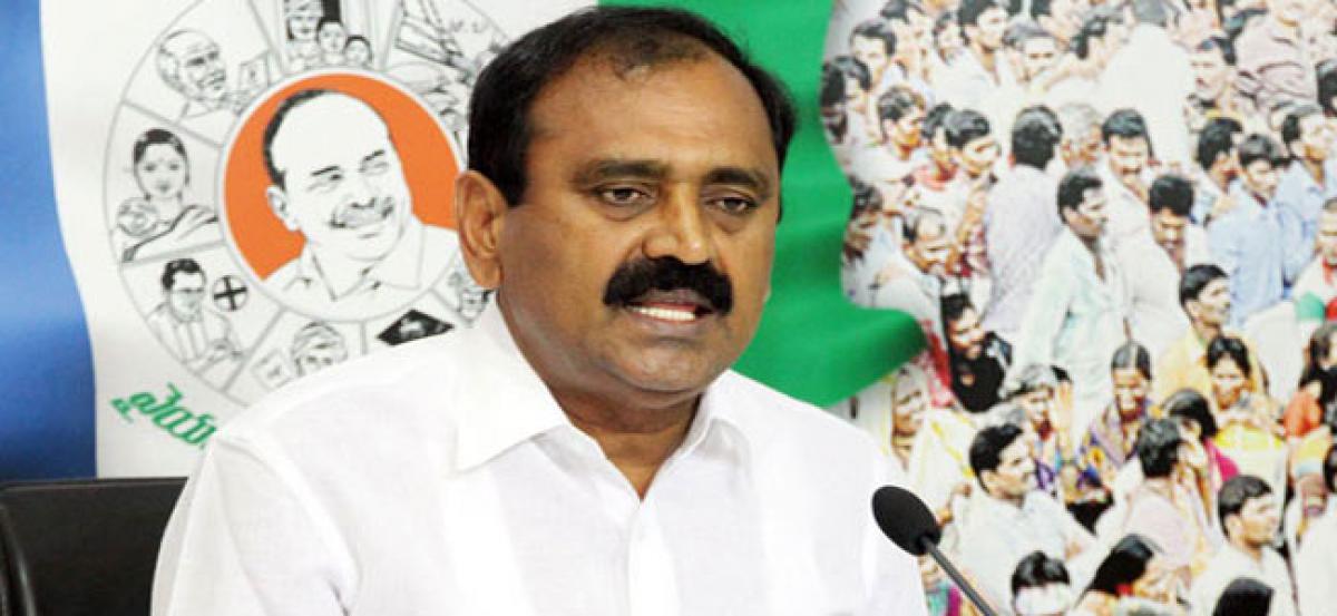 Chandrababus raw opportunism: YSRCP