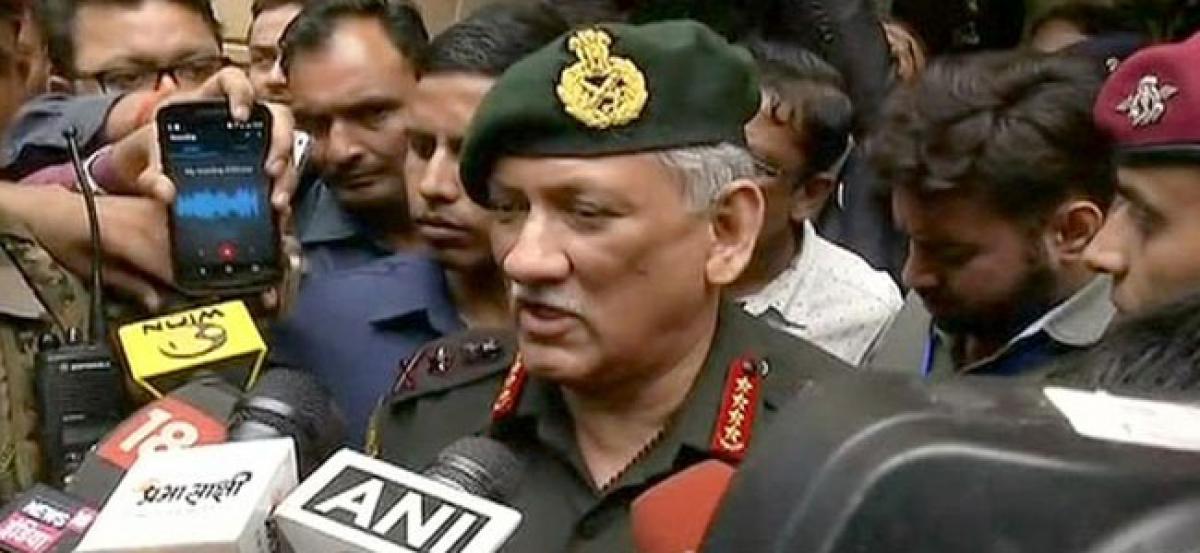 Some reports on Kashmir could be motivated: Army Chief