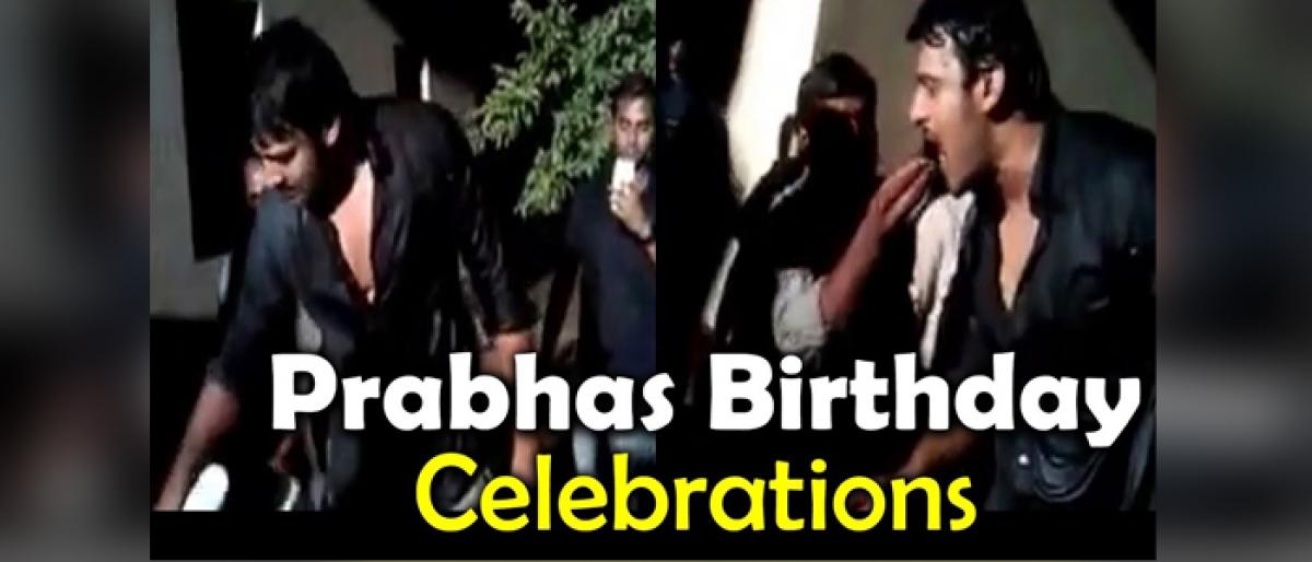 Prabhas to celebrate his birthday with media