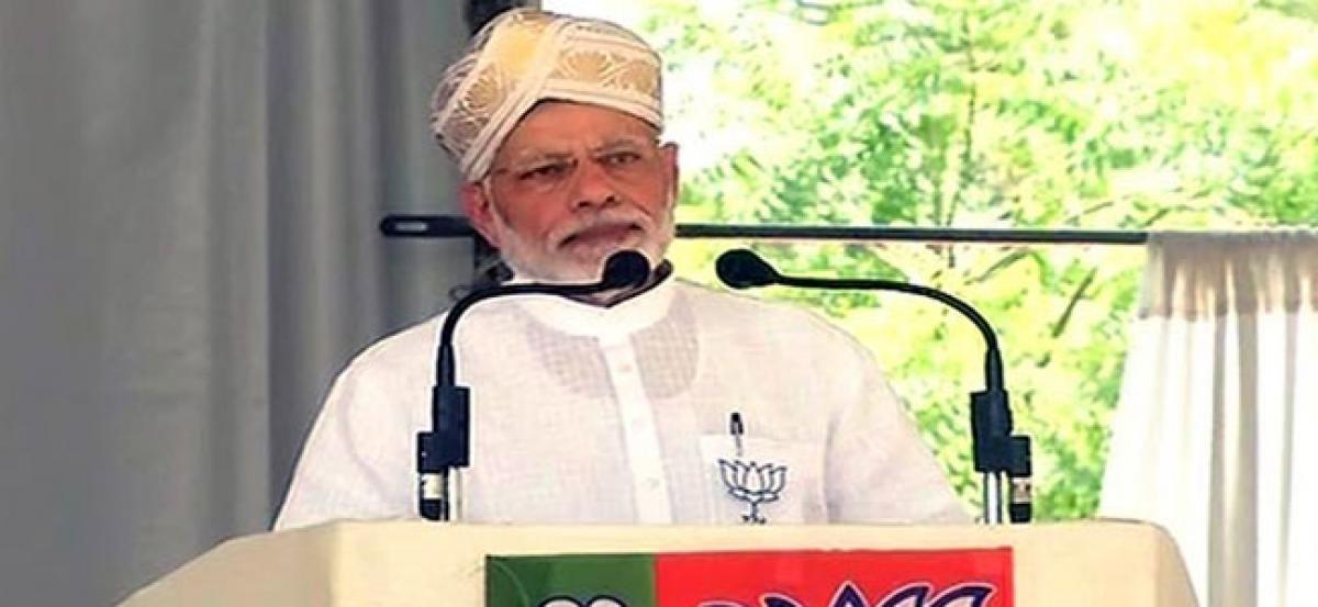 PM Modi rakes up surgical strike, says Cong disrespected soldiers