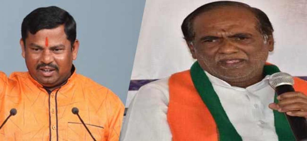 Telangana assembly elections 2018: BJP leaders K Lakshman, Raja Singh files nomination