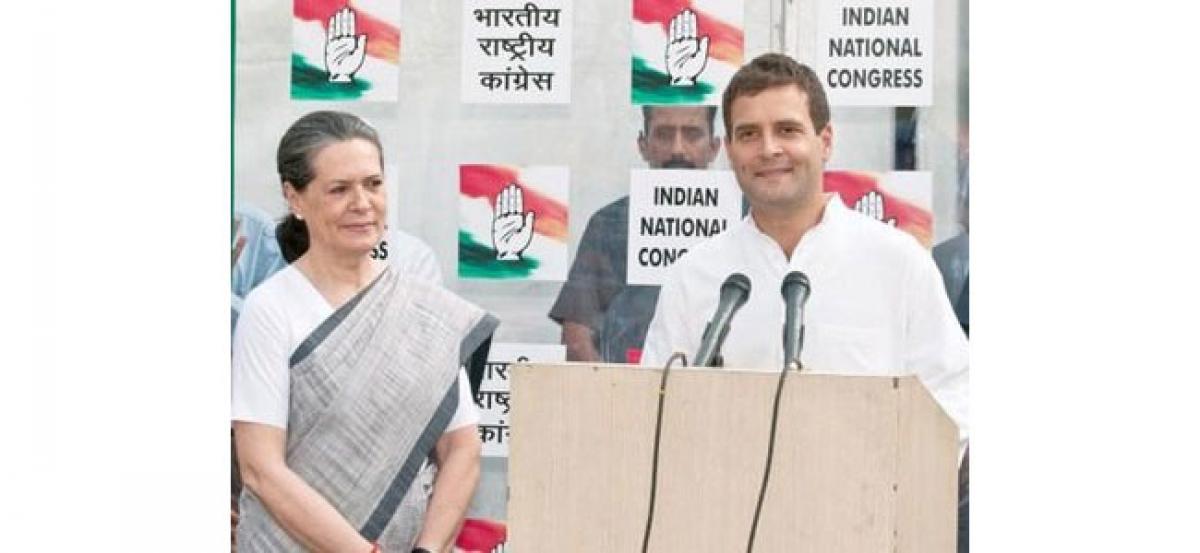 BJP demands apology from Sonia Gandhi, Rahul Gandhi for defaming Hindus