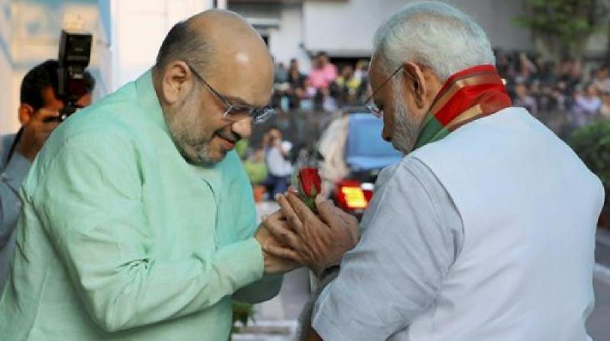 Modi laid foundation of ‘unbeatable’ BJP in Gujarat, says Amit Shah