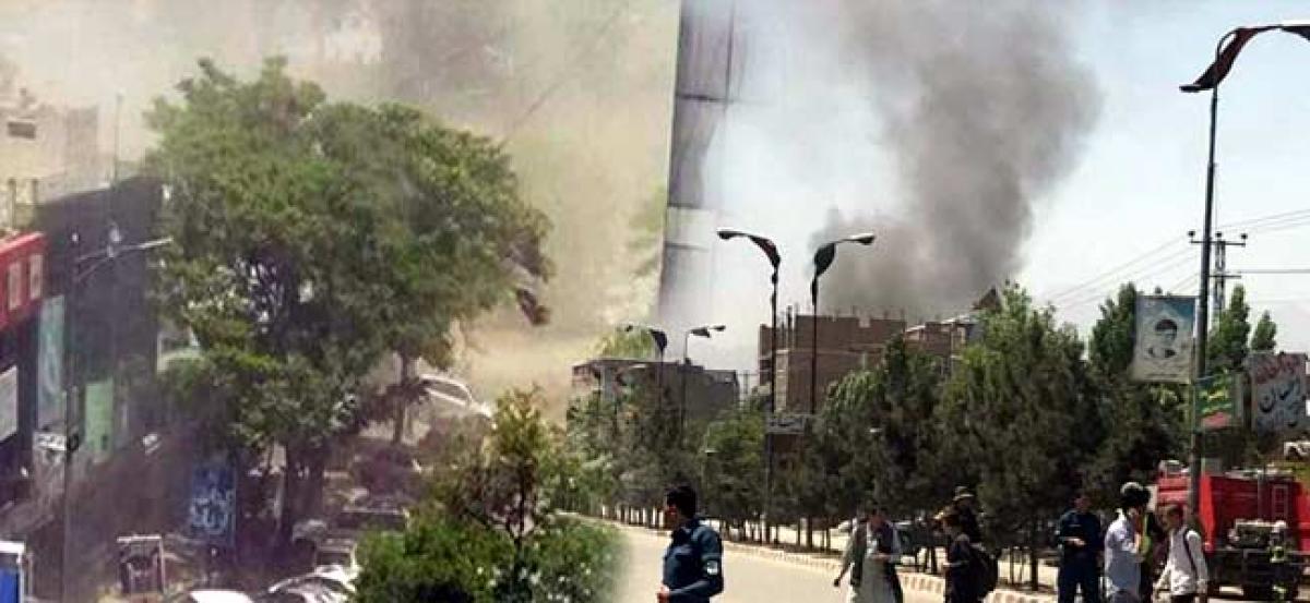 Three blasts rock Afghan capital Kabul, casualties feared