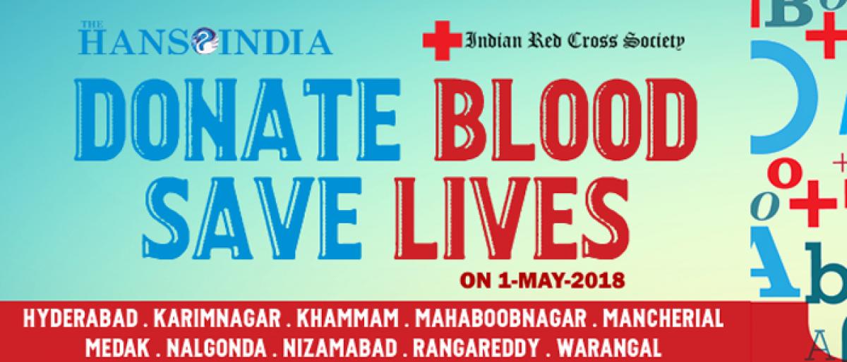 Live Updates: Blood Donation Drive by The Hans India, hmtv & Kapil Chits in association with Indian Red Cross Society