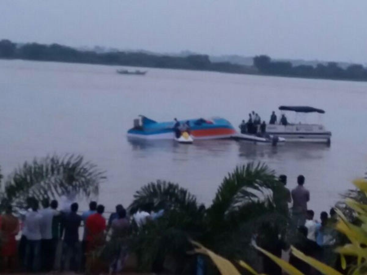 Another Boat overturns in Krishna district