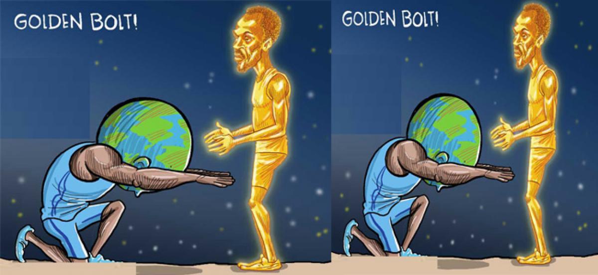 Usain felled by Bolt from the blue