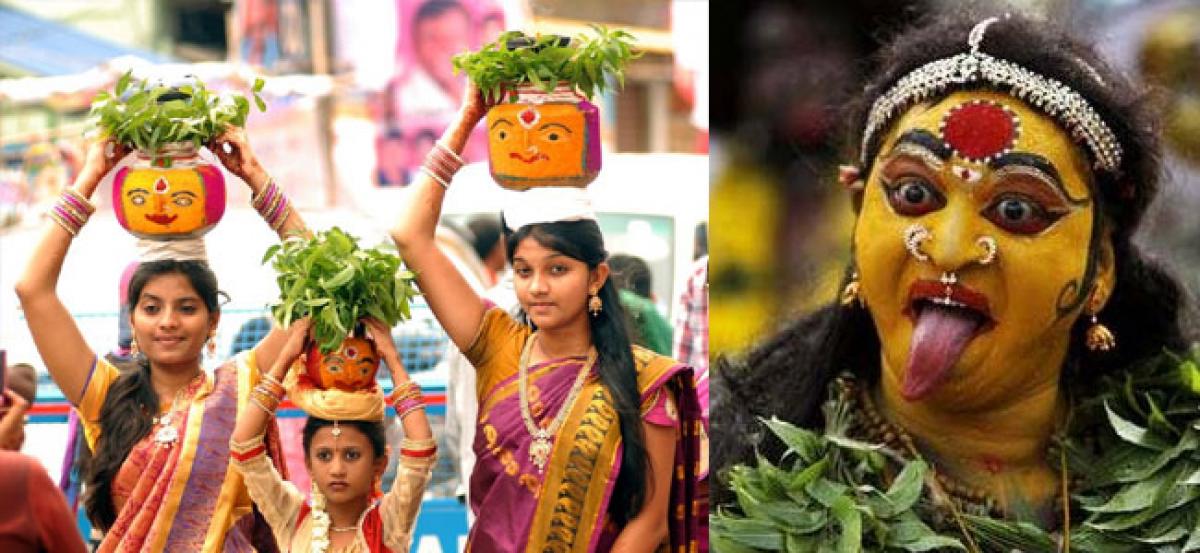 Bonalu reviving Telangana culture?