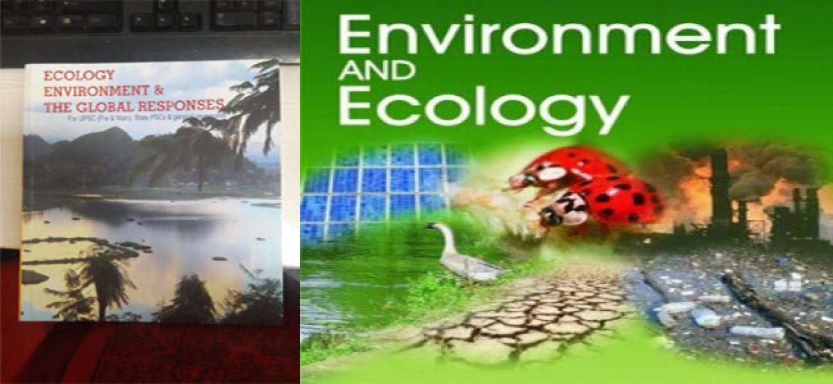 A book on ecology and environment