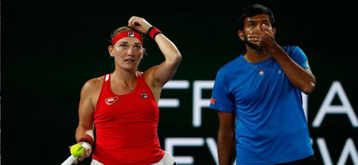 Australian Open: Bopanna-Babos lose mixed doubles final