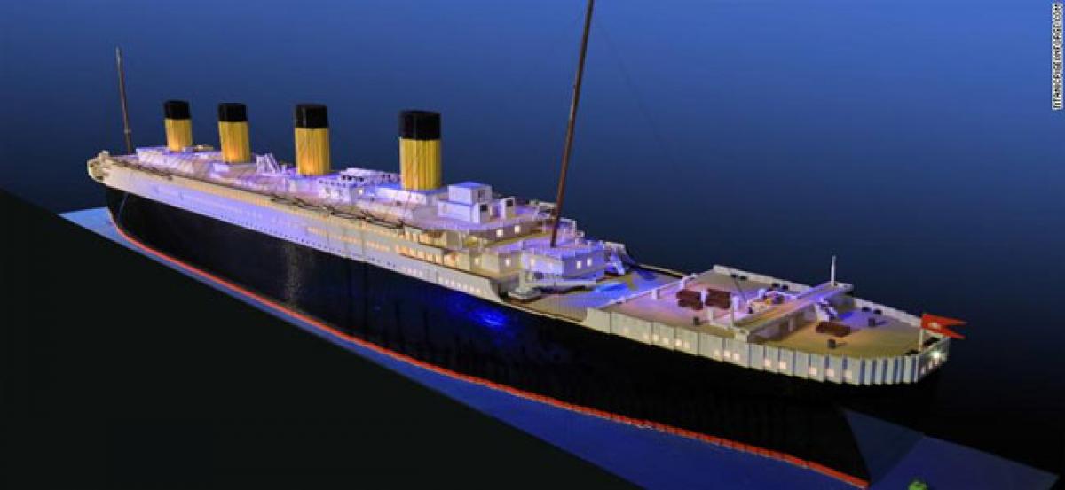 Titanic ‘brick’replica in  US museum