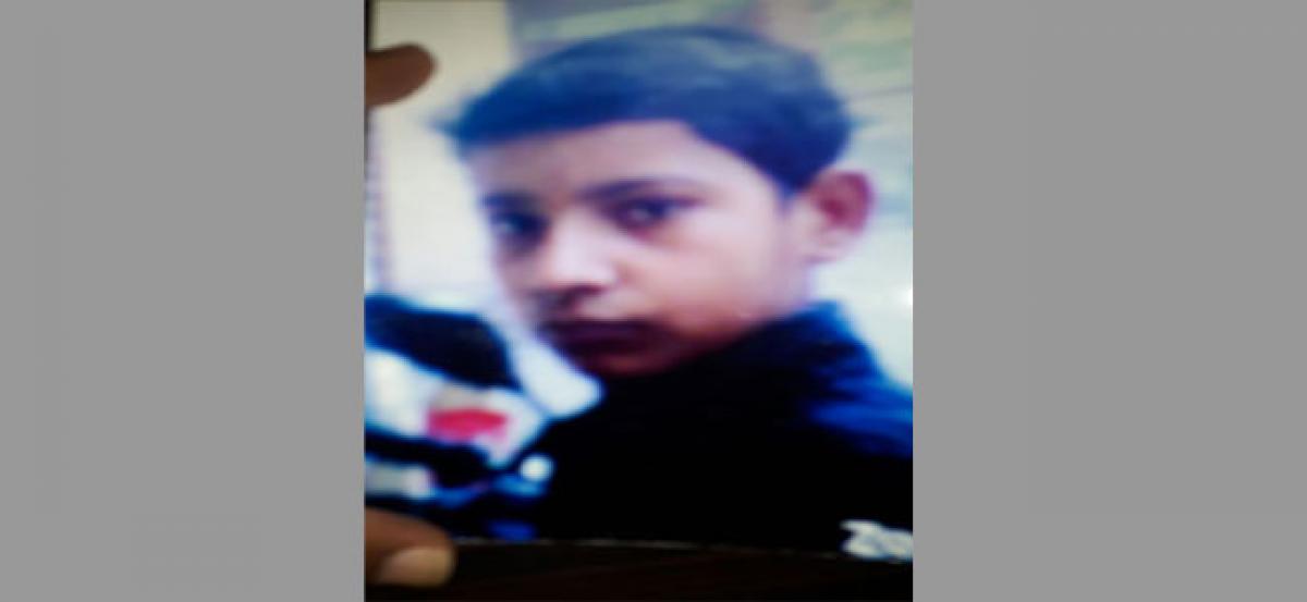 Boy missing in Tandur