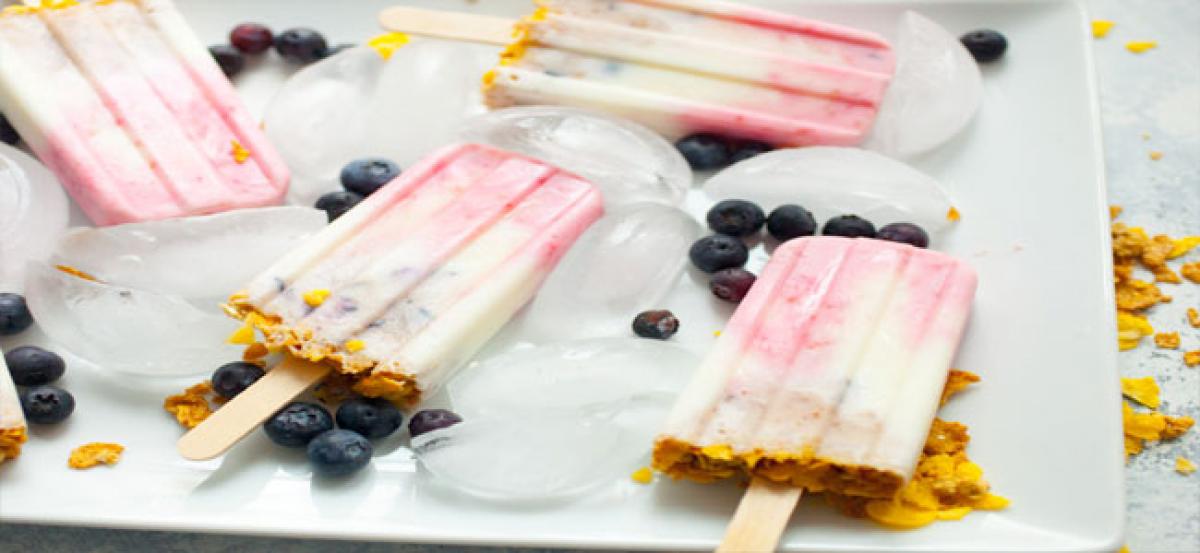 Let’s say Good Morning To Breakfast Popsicles