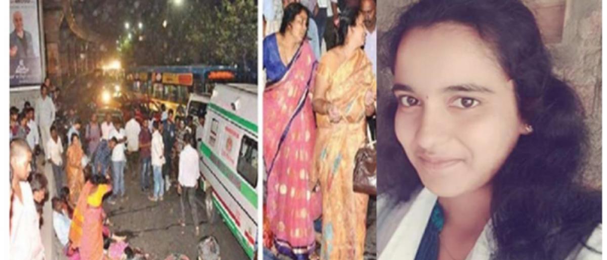 Bride to be dies in road accident in Hyderabad