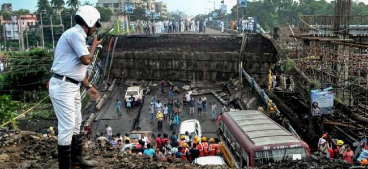 Kolkata bridge collapse: 2 yet to be traced as search ops continue