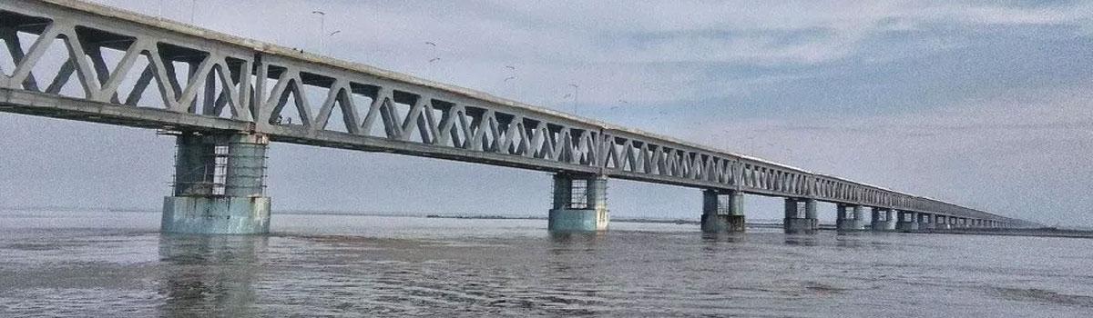 PM to inaugurate Bogibeel Bridge, India’s longest rail-road bridge, on December 25