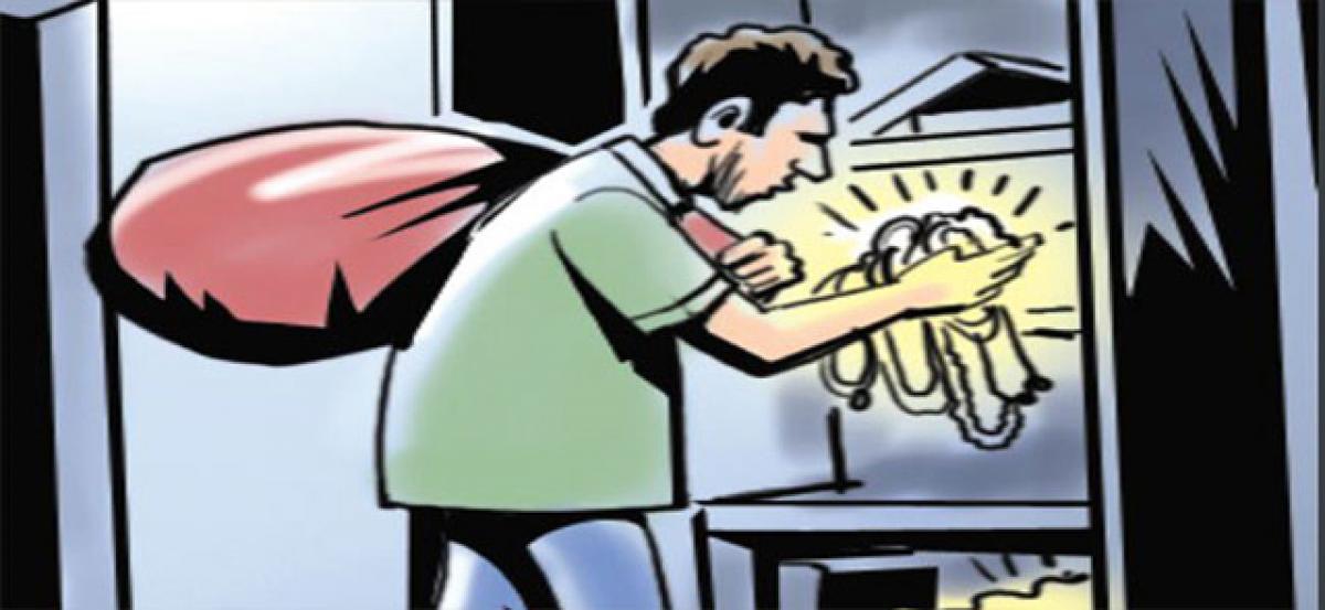 Burglar nabbed, booty worth 17 lakh seized