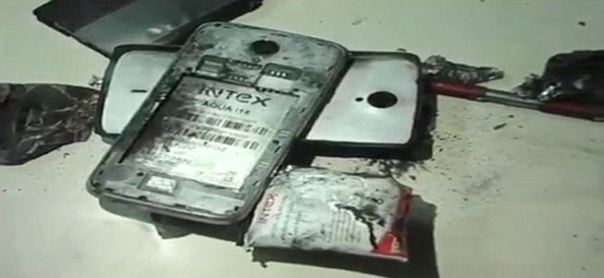 Man sustains burns as mobile phone explodes