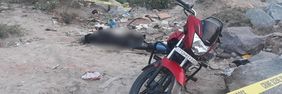 A burned body found near Kaithalapur dumping yard in Kukatpally
