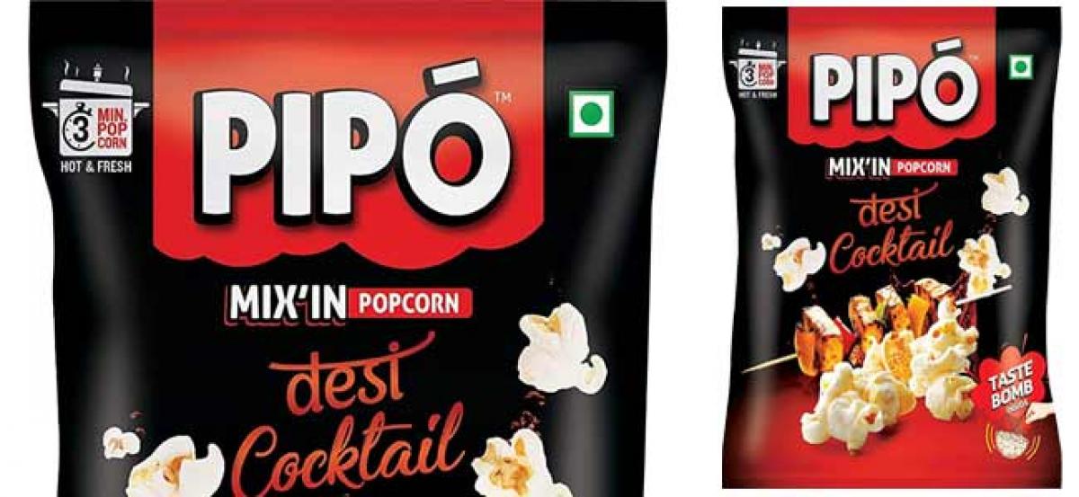 PIPO Gives Popcorn a Traditional Boost with Desi-Cocktail Flavour
