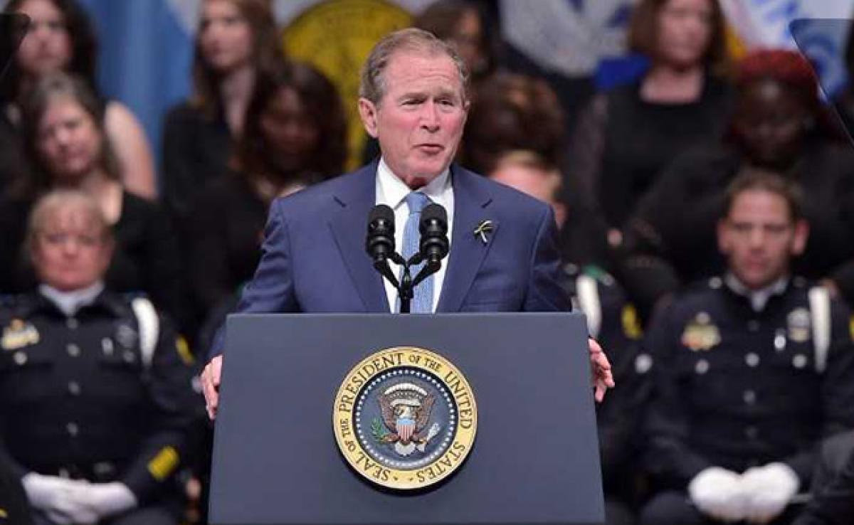 Bigotry Seems Emboldened: George W Bush Slams Trump-Era Politics