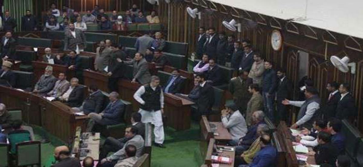 Opposition stages walkout from J&K Assembly on students assault in Haryana