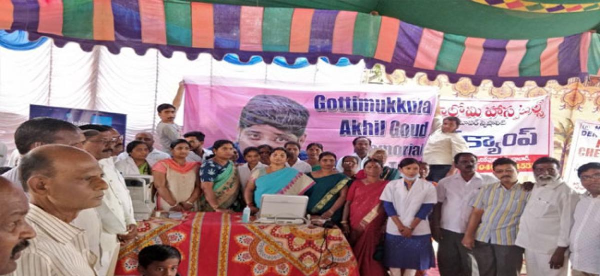 Medical camp held at Malkajgiri