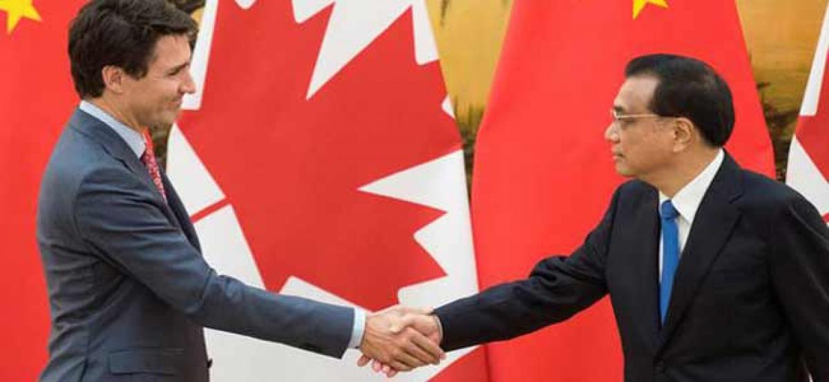 Canada, China sign trade MoUs