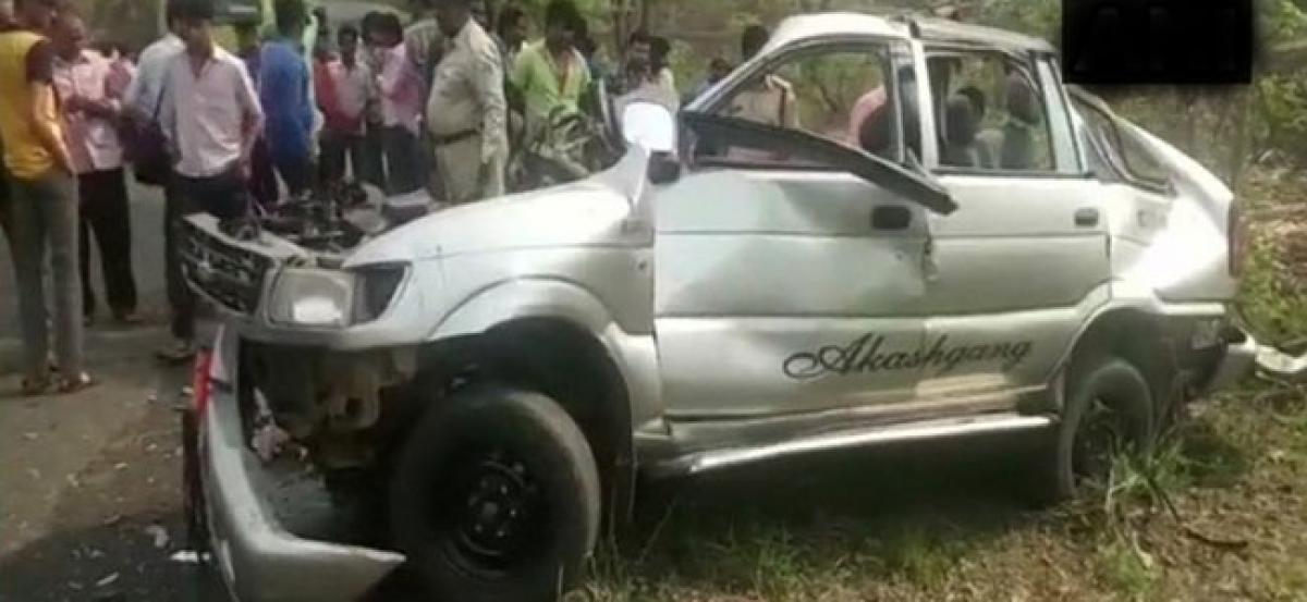 Collision between car, bus claims 4 lives