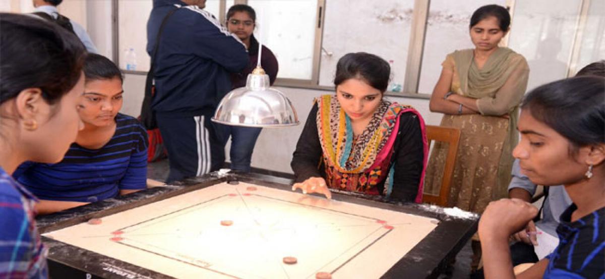 Inter College Carroms Womens tournament