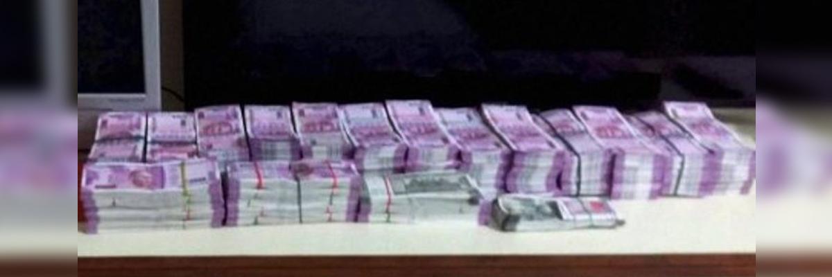 IT sleuths seized Rs 51 lakh cash from TRS candidate kin in Kondangal