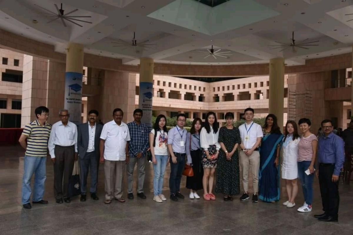 Chinese delegation of journalists visit  T-Hub, ISB, TCS as part of Telangana tour