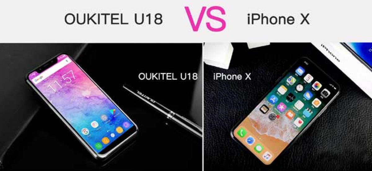 OUKITEL U18 VS IPHONE X, price is not the only advantage for U18
