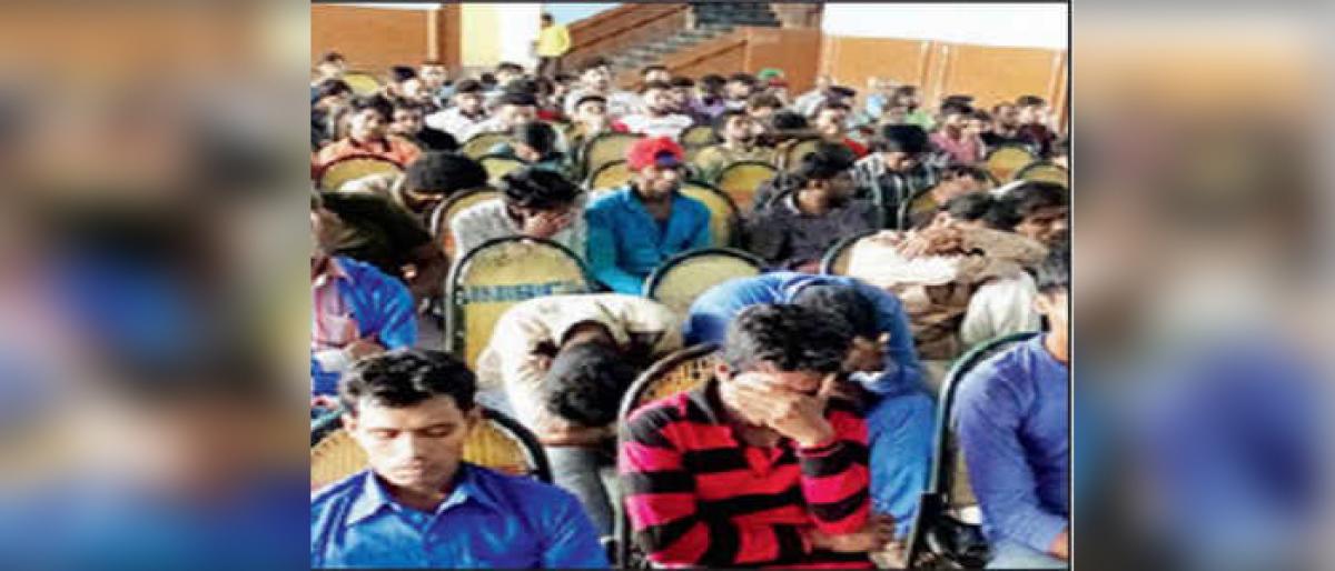 120 youths detained during Operation Chabutra in Mailardevpally PS limits Inbox x