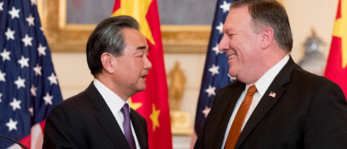 Pompeo meets Chinese Foreign Minister