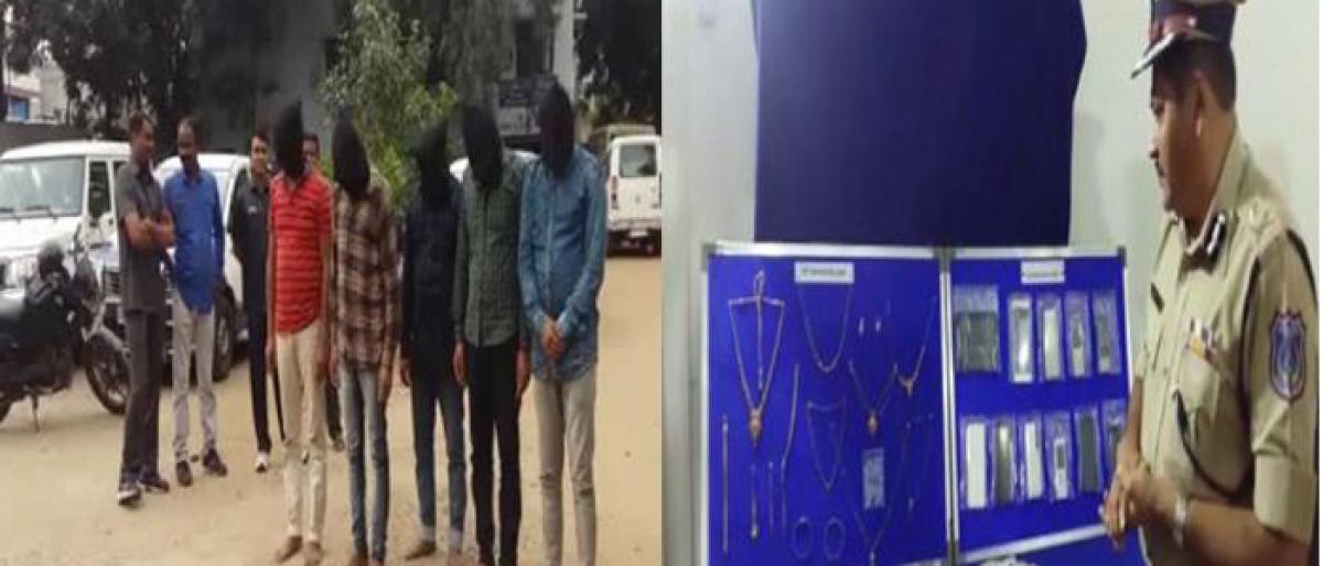 Inter-state burglary gang busted in Hyderabad, 5 held