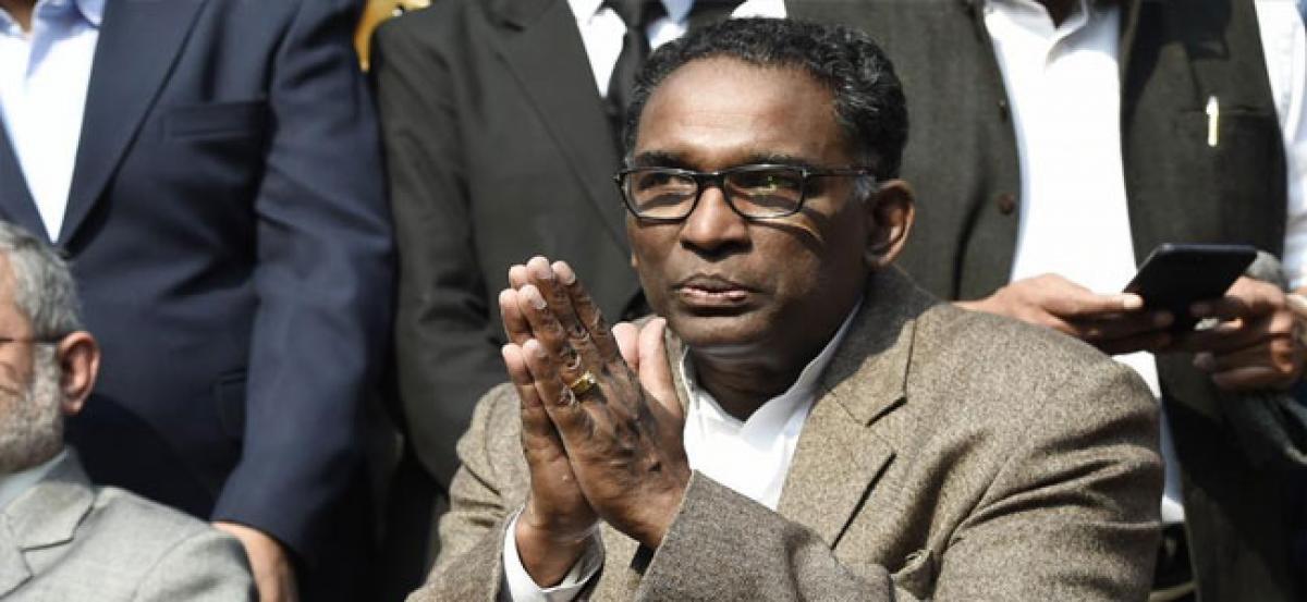 Justice Chelameswar hailed for ‘upholding democracy’ on his last day in Supreme Court