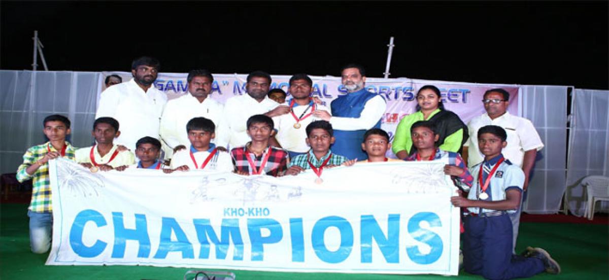 Agamma Sports meet concludes