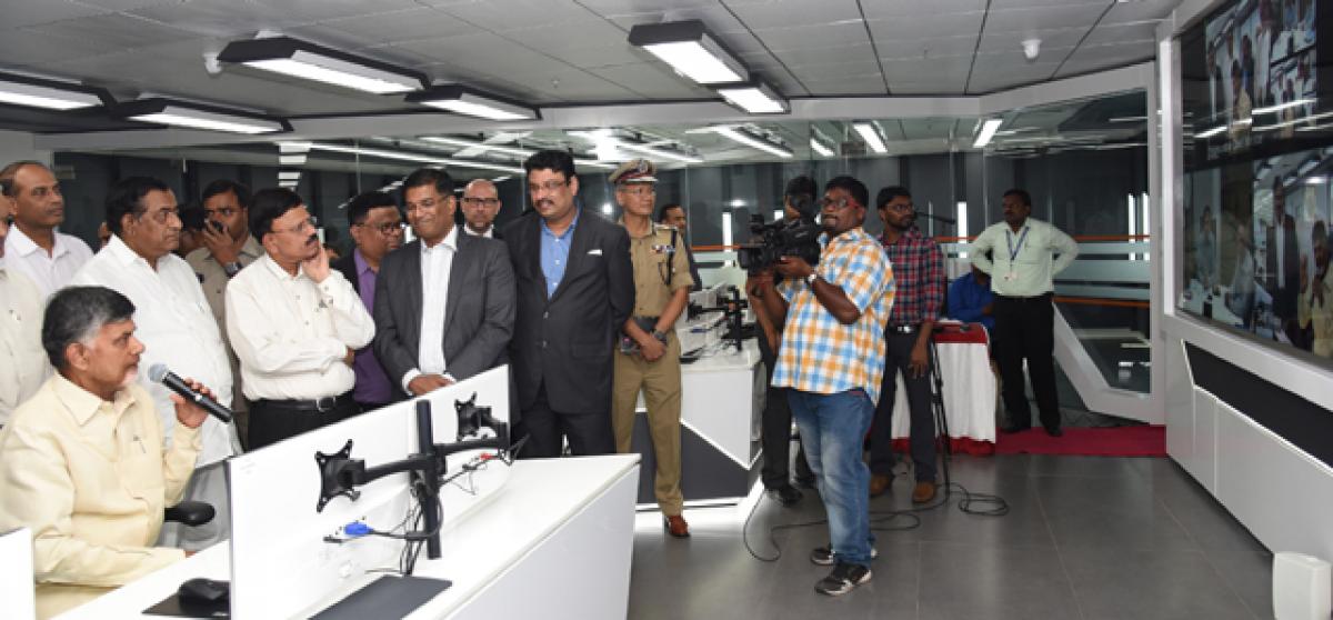 Chandrababu Naidu launches Cyber Security Operations Centre