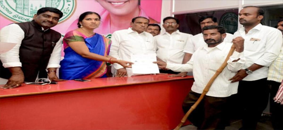 CMRF cheques distributed to beneficiaries