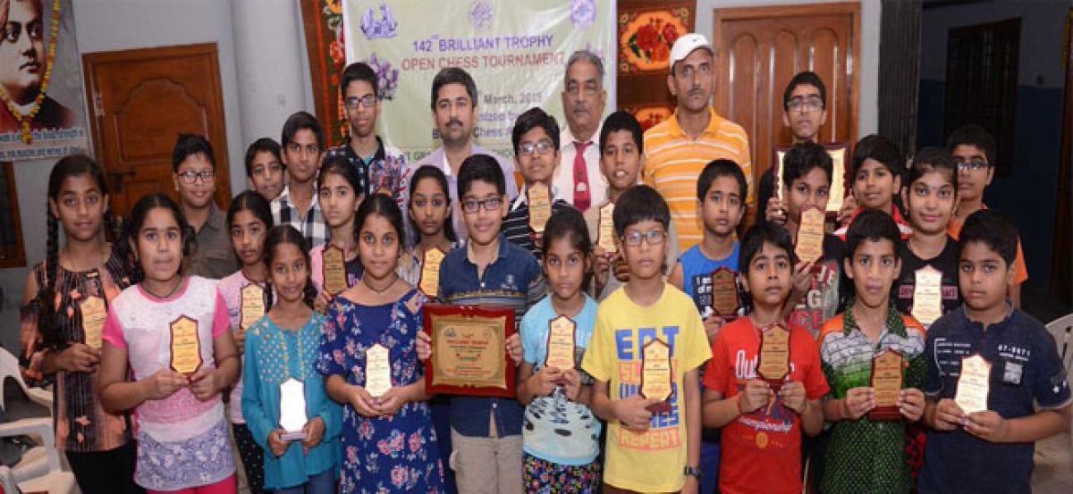 142nd Brilliant Trophy open chess tourney winners