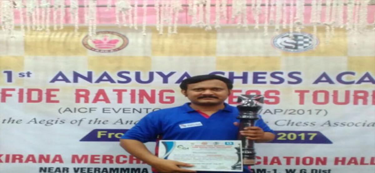 Ramakrishna lifts chess title in Bhimavaram
