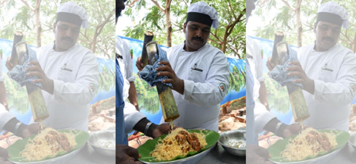 Araku bamboo chicken, biryani enter Rayalaseema region