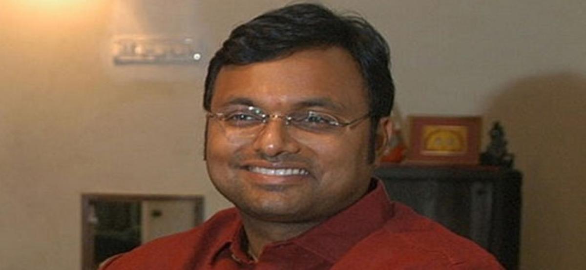 INX Media case: CBI takes Karti Chidambaram into custody