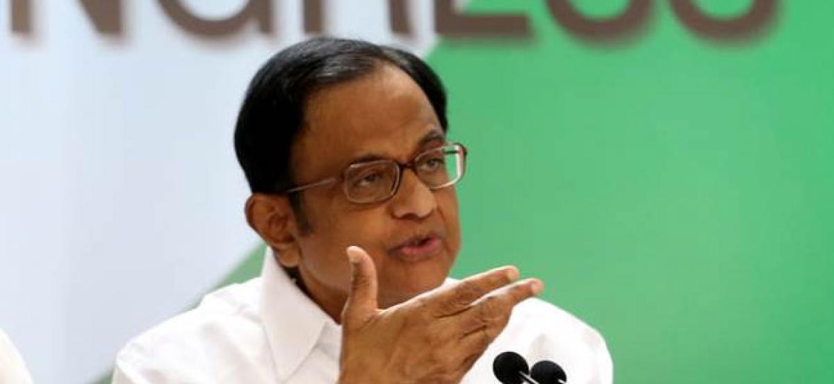 If GST celebration of honesty, why did BJP oppose it for 5 yrs: Chidambaram